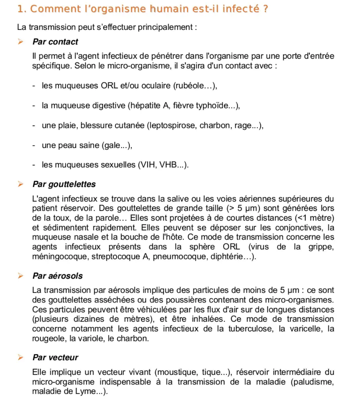 Condition Infectieuses Infectiologie (Sémiologie Chap.10) - Médecine Intégrée